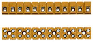 Morsettiera Weidmüller MK /E connessione a vite 2.5mm² 400V 24A 12L 15mm giallo