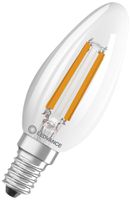 LED-Lampe LEDVANCE CLASSIC B E14 2.9W 470lm 2700K DIM Ø35×100mm B10.5 klar