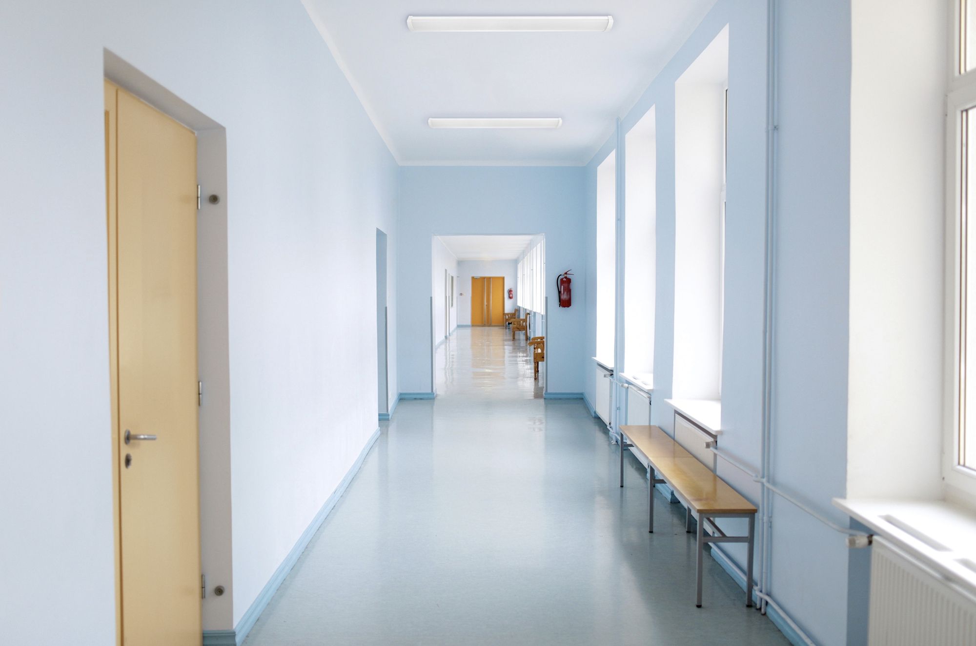 LED-Decken-/Wandleuchte Sylvania Deltawing 36W 4600lm 840 IP44 DIM 1.2m