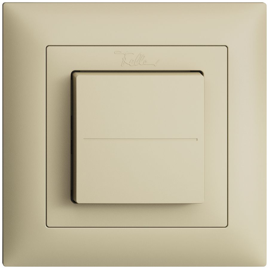 Funktaster EnOcean Feller EDIZIOdue FMI, 2K/1T, batterielos, vanille