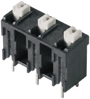 Morsetto circuito stampato WM LSF-SMT 7.62 2L 180° pin a sald.3.5mm PUSH IN Tape