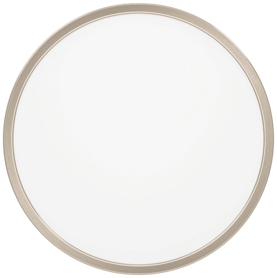 LED-Deckenleuchte Eglo FUEVA 21W 0…2850lm 2700…6500K IP44 DIM Ø389×25mm Nickel