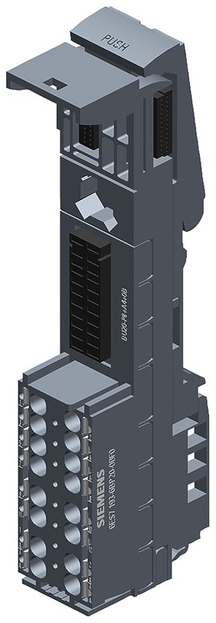 Unité de base API Siemens SIMATIC ET200SP F0 BU20-P8+A4+0B, push-in