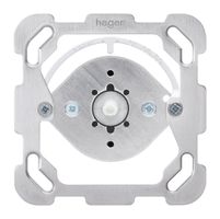 Einsatz Schwenktaster Hager Wechsler 1L mit Befestigungsplatte