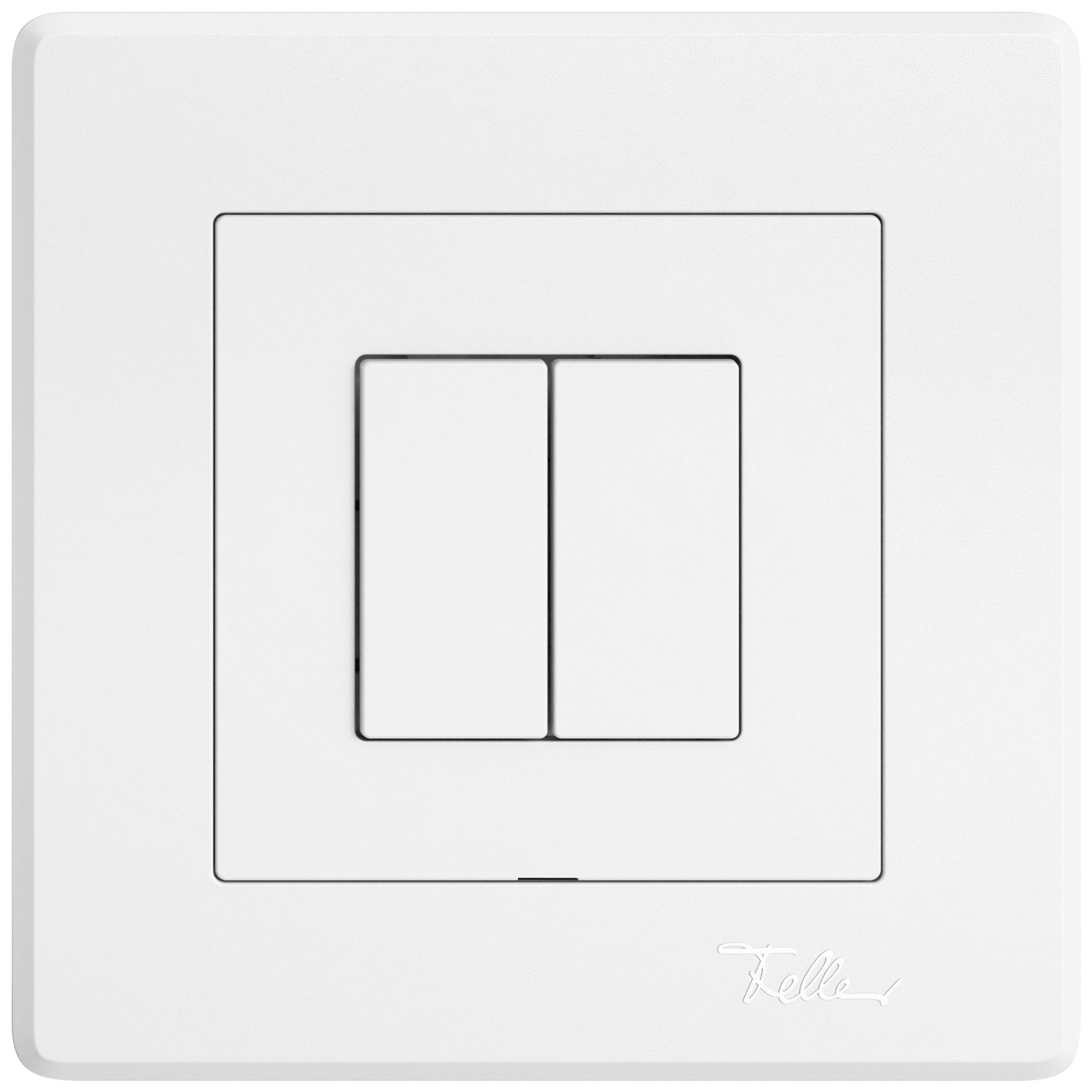 Station sec.interrupteur ENC EDIZIO.liv Wiser SNAPFIX® 2 canaux 2 touches bc