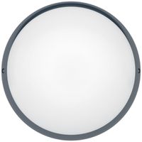 Plafoniera/lampada muro LED ASTREO 1400lm 16W ON/OFF Ø328 antivandalo antracite