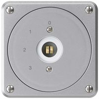 UP-Steckschlüsselschalter robusto ohne Klappdeckel 5/1P aluminium Vierkant