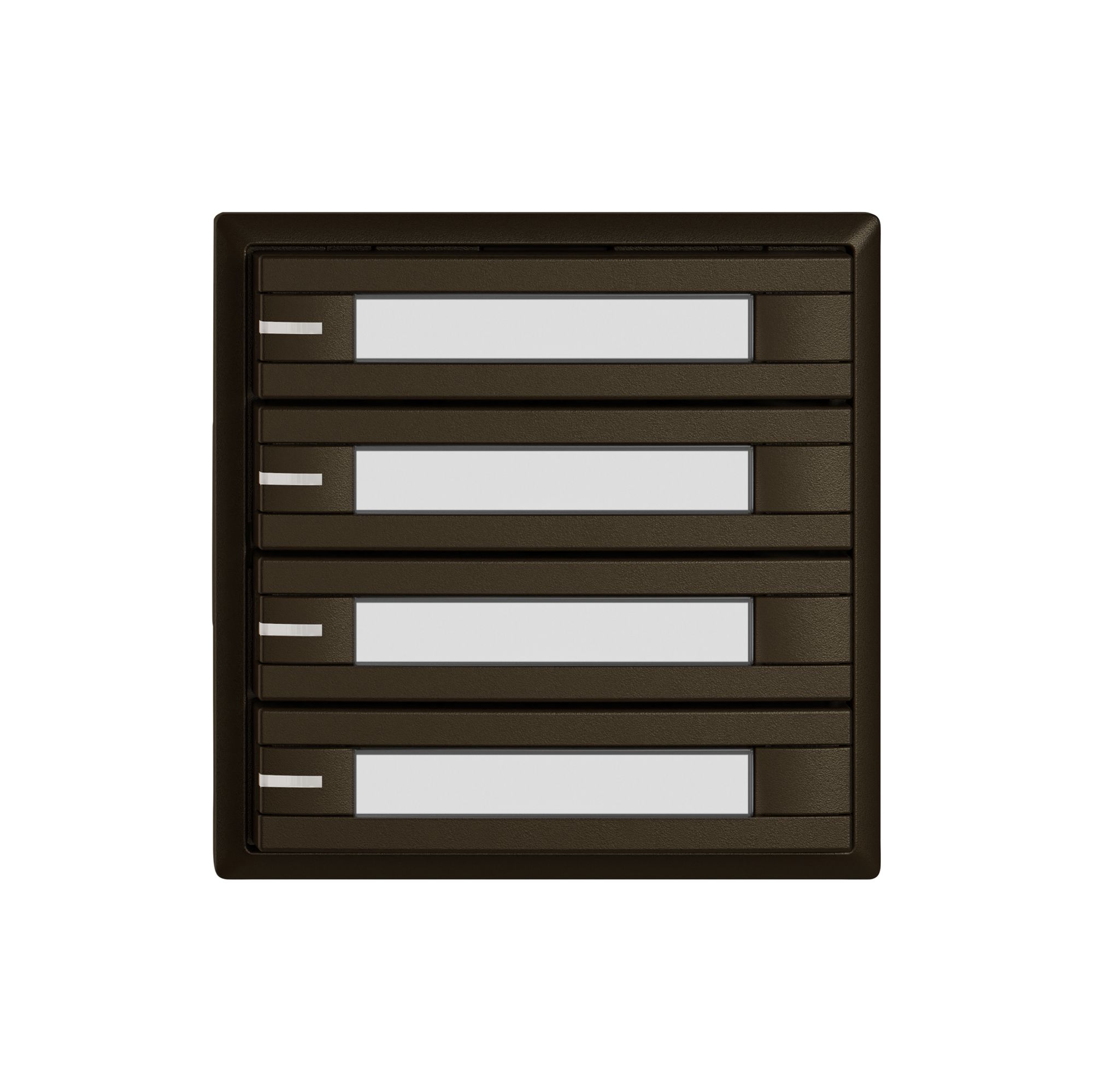 Universaltaster EDIZIO.liv UNI SNAPFIX® m.LED RGB 4× 2-Tbed.Pap.br