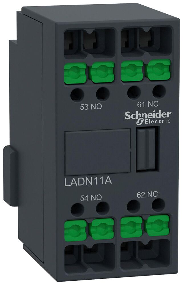 Blocco contatti ausiliari INS LADN 1NO 1NC 10A