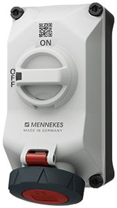 AP-Steckdose MENNEKES DUO 16A 5P 6h 400V IP67 Schalter