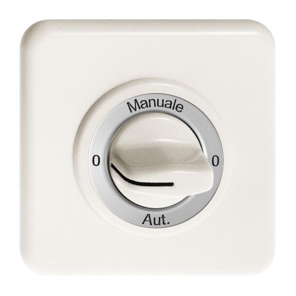 Kit frontal ENC 0-Manuale-0-Aut. pour interrupteur rotatif blanc