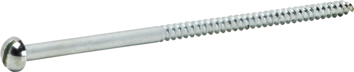 Vis à bois tête mi-ronde 4×100mm zinguée