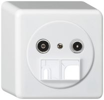 AP-Multimediadose basico TV-R 19dB 2GHz weiss