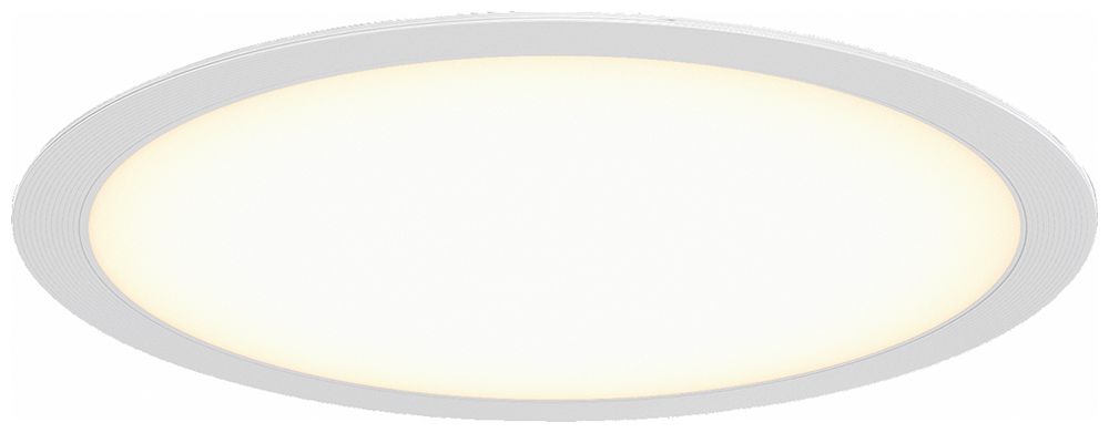 EB-LED-Deckenleuchte Philips Essential 15.4W 1890lm 940 DALI Ø400×82mm weiss