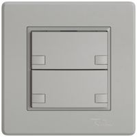 UP-Universaltaster EDIZIO.liv UNI SNAPFIX® 5…48V o.LED 2× 2-Tbed.hgu