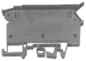 Sicherungsklemme Wieland 4mm² hellgrau