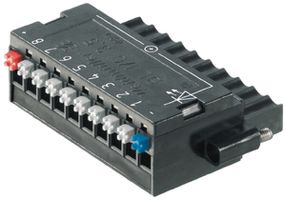 Buchsenstecker Weidmüller BL-I/O Flansch/NPN 3.5mm 10L verzinnt schwarz