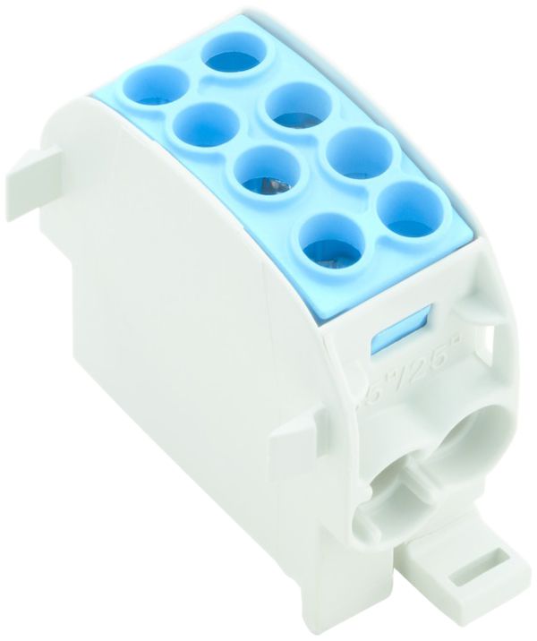 Bloc de distribution WM WPD 102 1P 202A 2×entr 2×sort 1.5…35mm² 1.5…25mm²