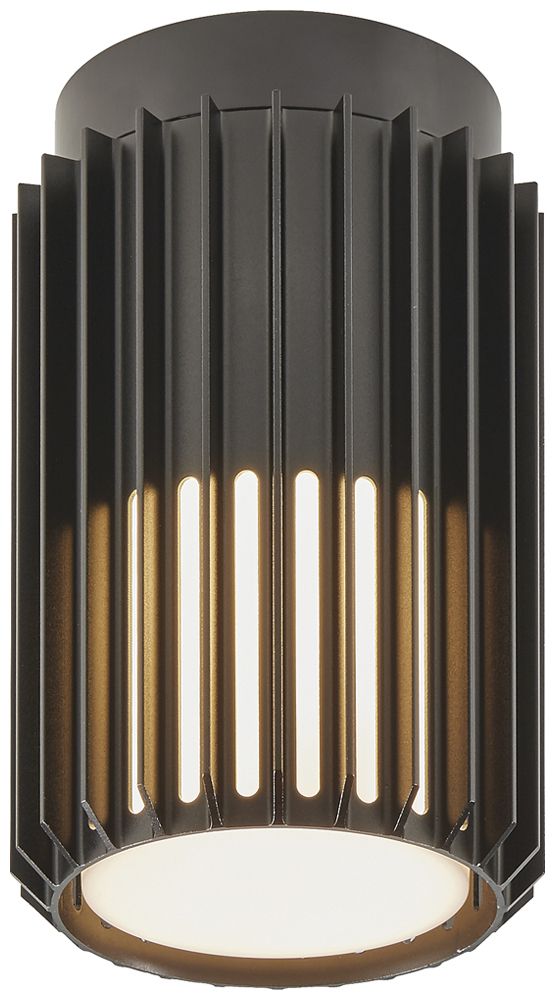 Deckenleuchte Nordlux ALUDRA 1×E27 15W IP54 Ø124mm schwarz