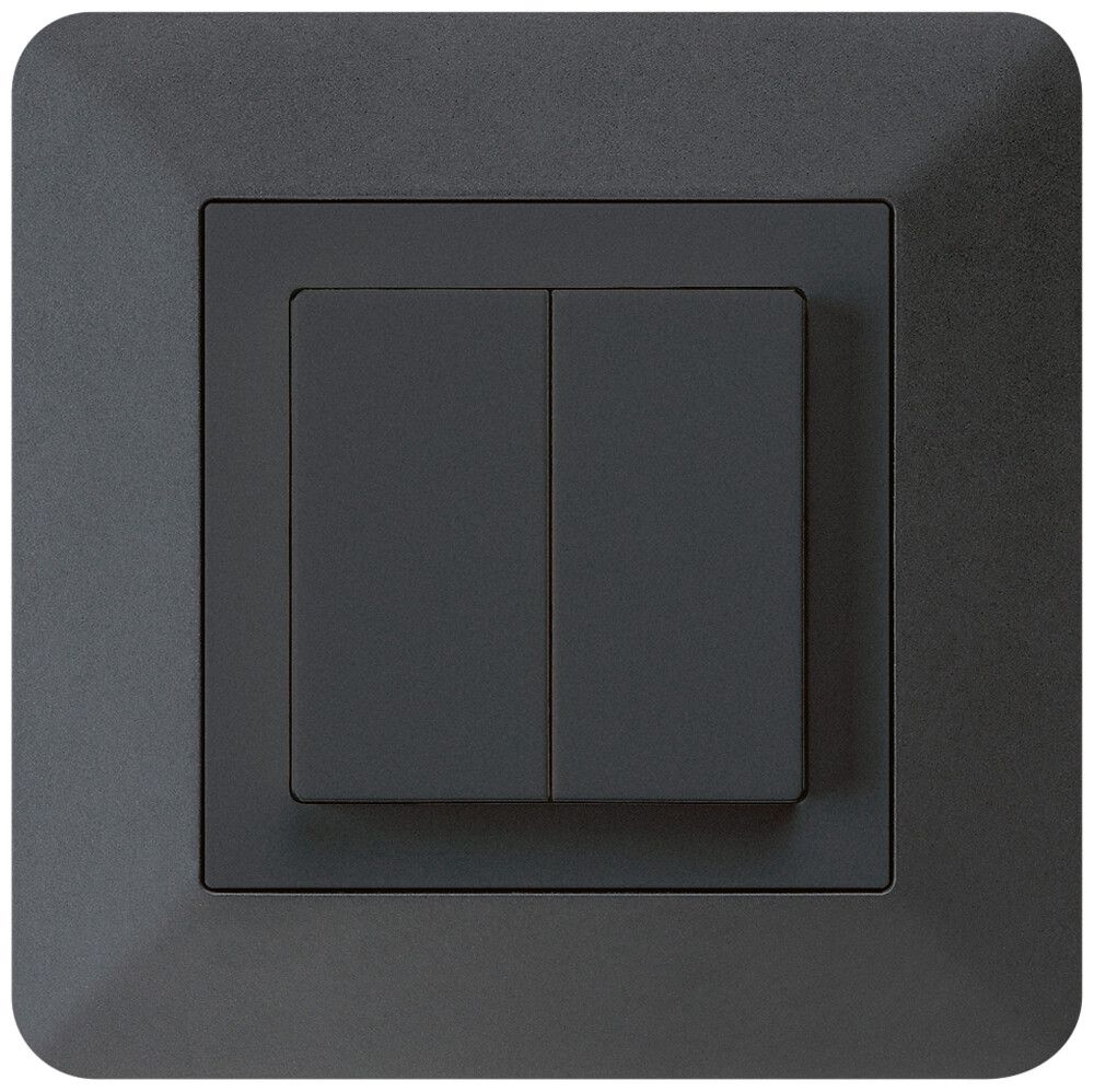 Poussoir ENC kallysto.trend 2×A-R/1P noir