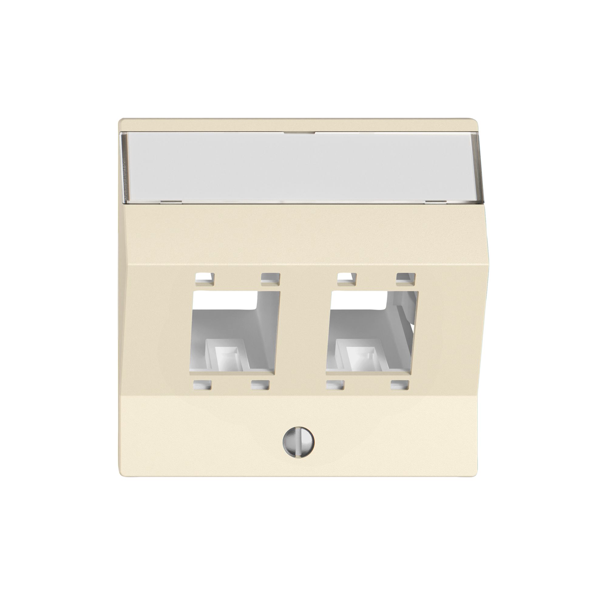 Montageset EDIZIO.liv SNAPFIX® für freenet Kat.5e/6 Adapter 2× cr