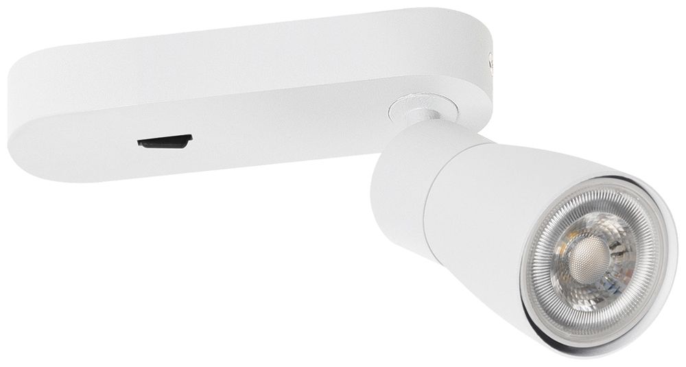 Spot SLV PURI 2.0 Dome CW GU10 1×6W VAR Ø55×150×87mm blanc