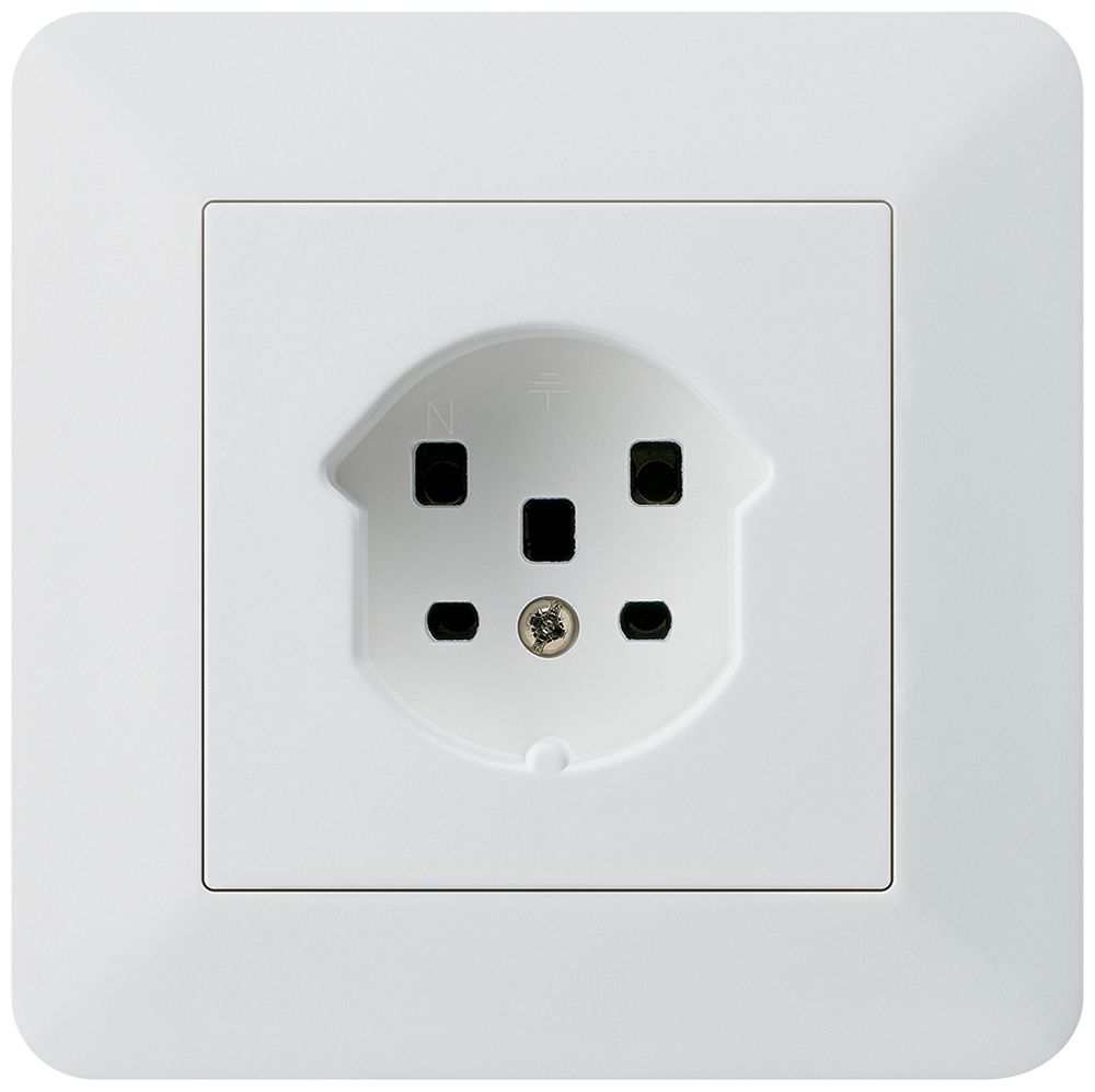 Prise ENC kallysto.trend T25 blanc bornes à vis