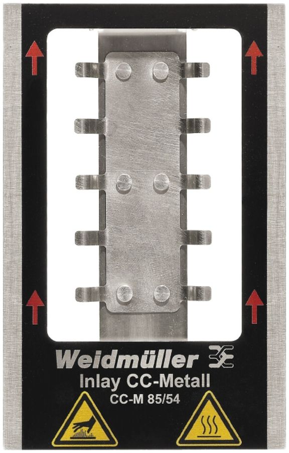 Inlay Weidmüller MetalliCard INLAY CC-M 85/54 p.marqueur p.appareil