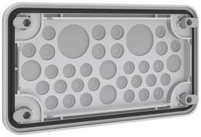 Flangia a membrana PrismaSeT XL chiudibile dall'esterno 36 ingressi