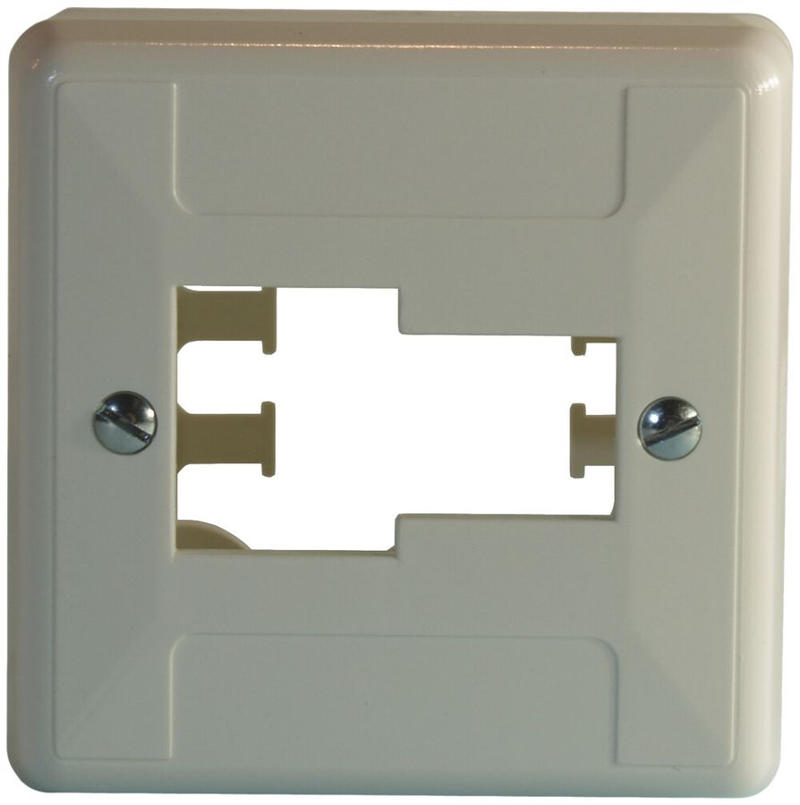 AP-Haube ohne Einsatz 1TT/1RJ45