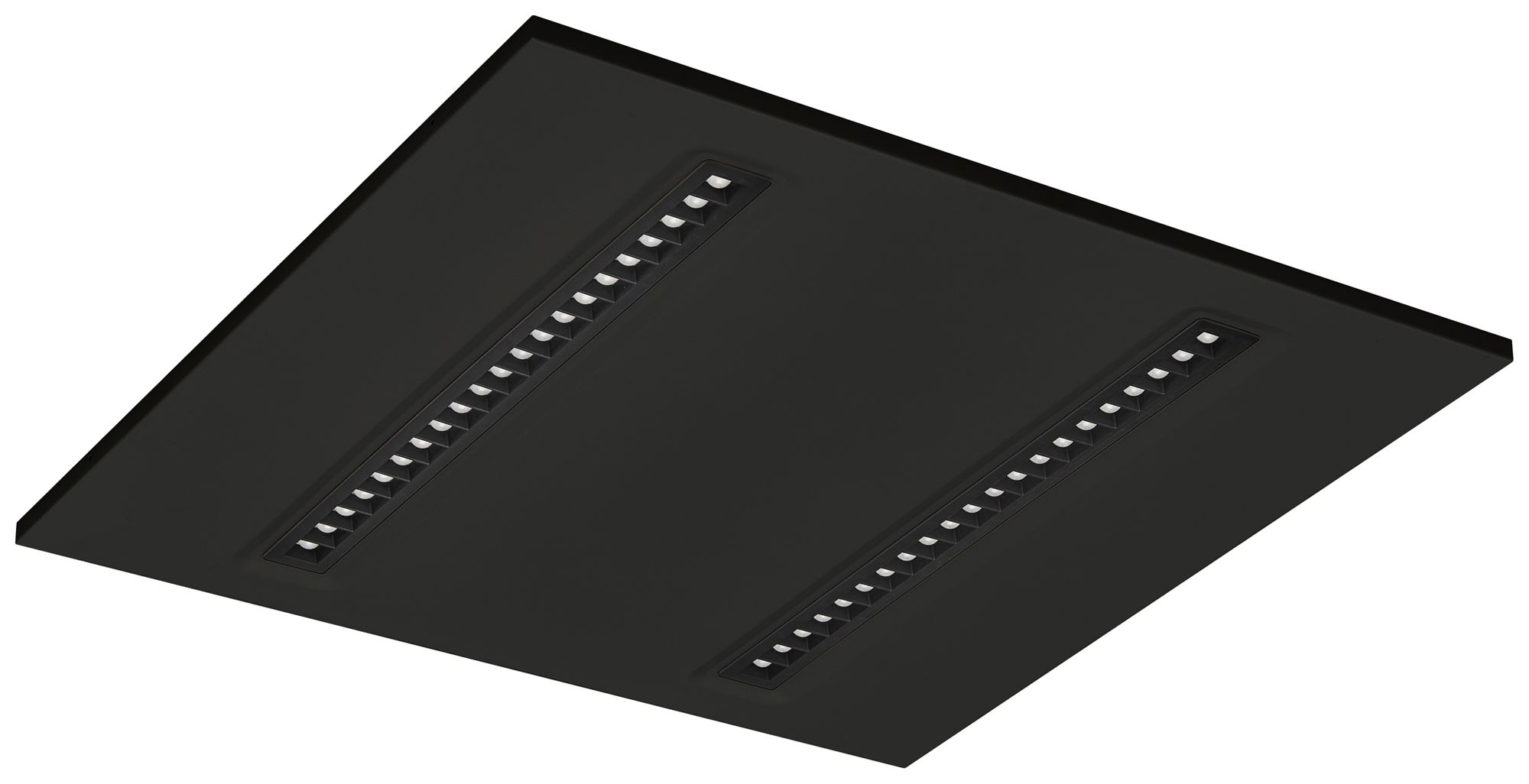 LED-Panelleuchte Sylvania OptiClip R 600 34W 3900lm 830 IP20/40 DIM schwarz