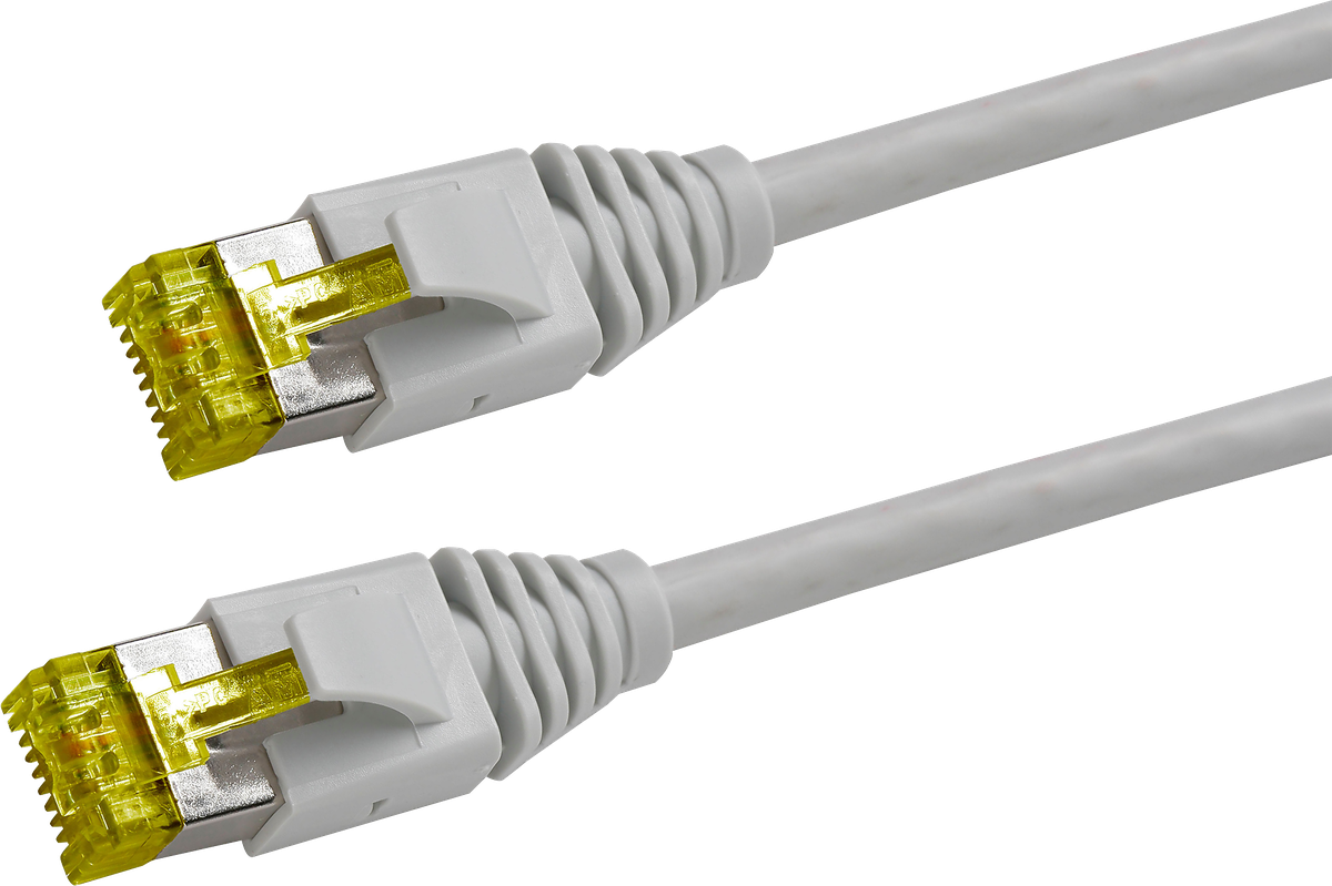 Patchkabel RJ45 1.0m gu S/FTP Kat. 6A HF