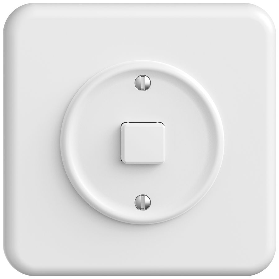 UP-KNX-Taster RGB STANDARDdue SNAPFIX® 1×Taste m.Temperaturfüh.ws