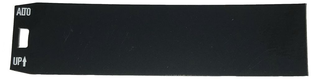 Set di porta-etichetta Alpha tasto doppio, nero