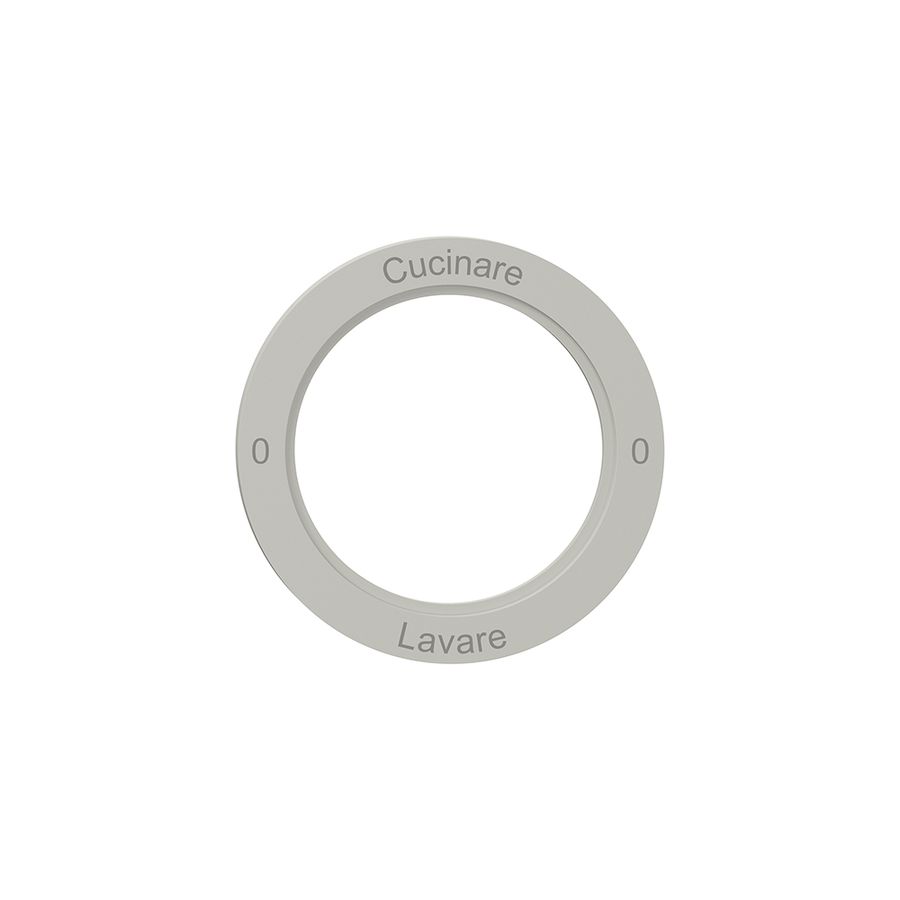 Disque indicateur NEVO, p.interrupteur rotatif, 0-Cucinare-0-Lavare, gris clair