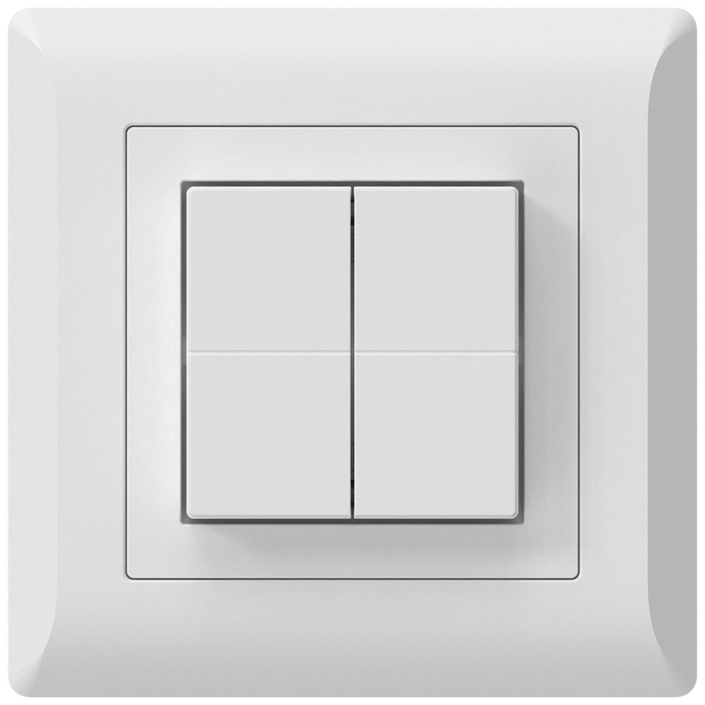 Funktaster Friends of Hue KLI, 4×, 92×92mm, klebend, weiss