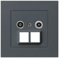 UP-Multimediadose kallysto.pro R/TV 4dB 2GHz anthrazit