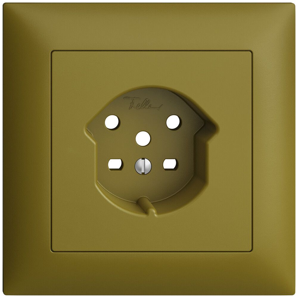 Kit frontale INC EDIZIOdue olive 88×88mm 1×T15