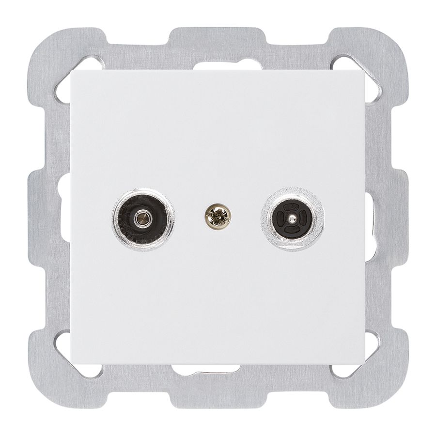 Prise antenne ENC kallysto R/TV montage B 10.5dB 2GHz blanc