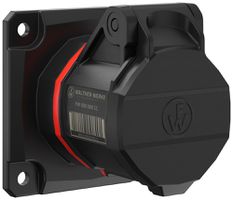 Presa CEE INS NEO 5P 16A 380…415V 6h rosso IP54 morsetto senza vite 75×75mm