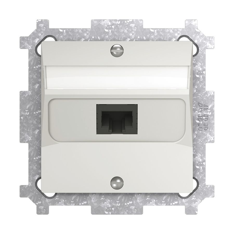 Prise de raccordement ENC SIDUS Z 1RJ45 blindé blanc