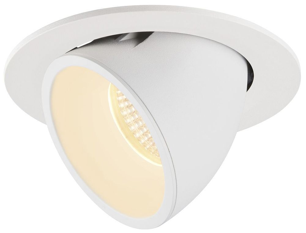 Downlight LED INS SLV NUMINOS GIMBLE L, 25.4W 700mA 2300lm 3000K 55° bi