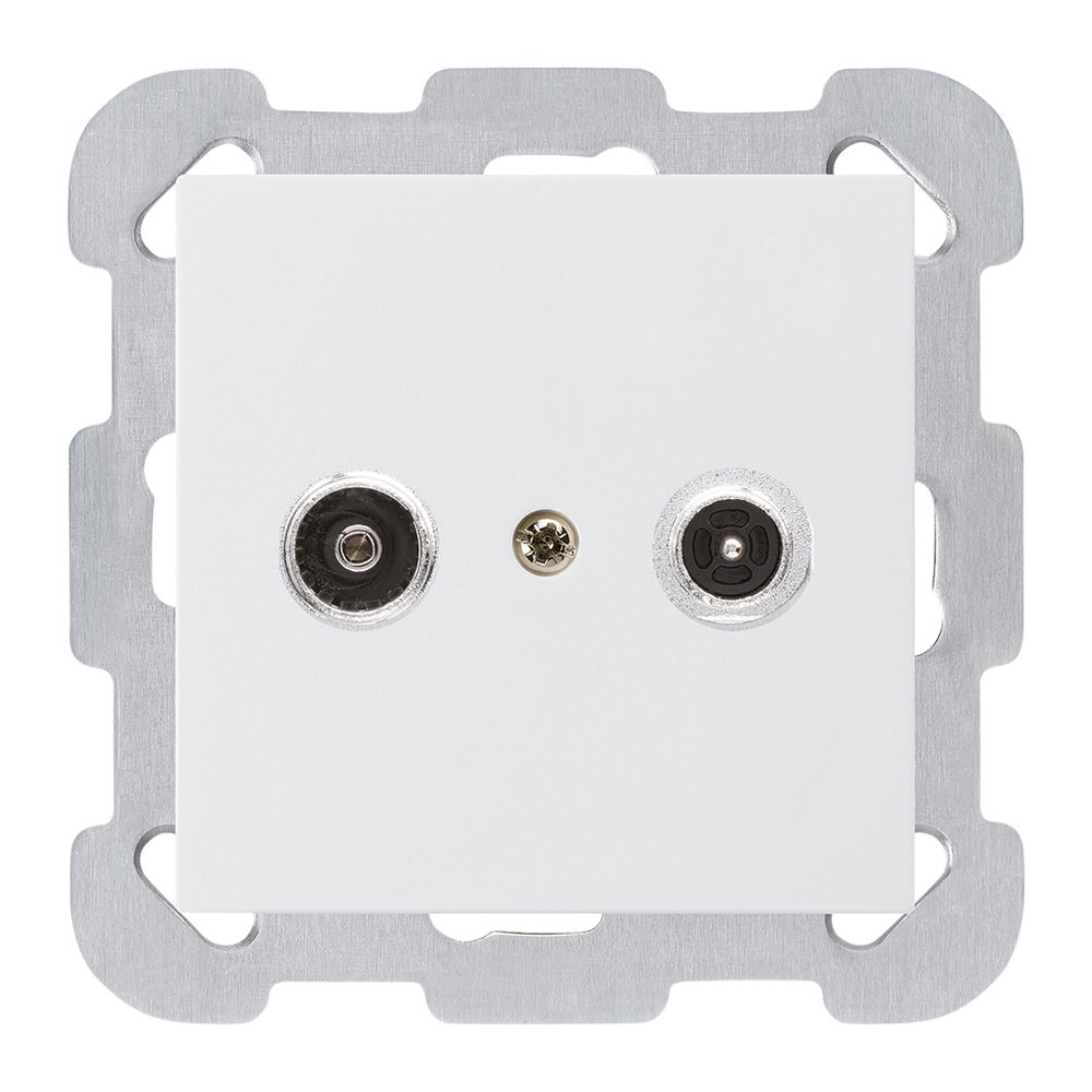 Prise antenne ENC kallysto R/TV montage B 23dB 2GHz blanc