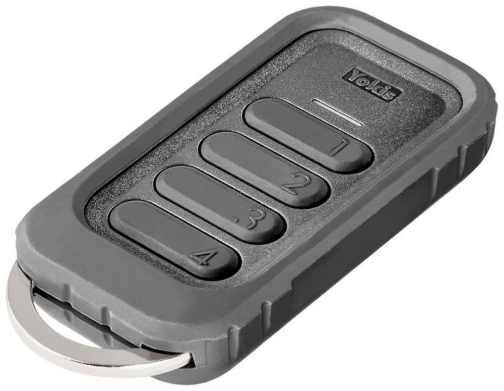 RF-Handsender YOKIS TLC4TP 4 Tasten 2.4GHz grau