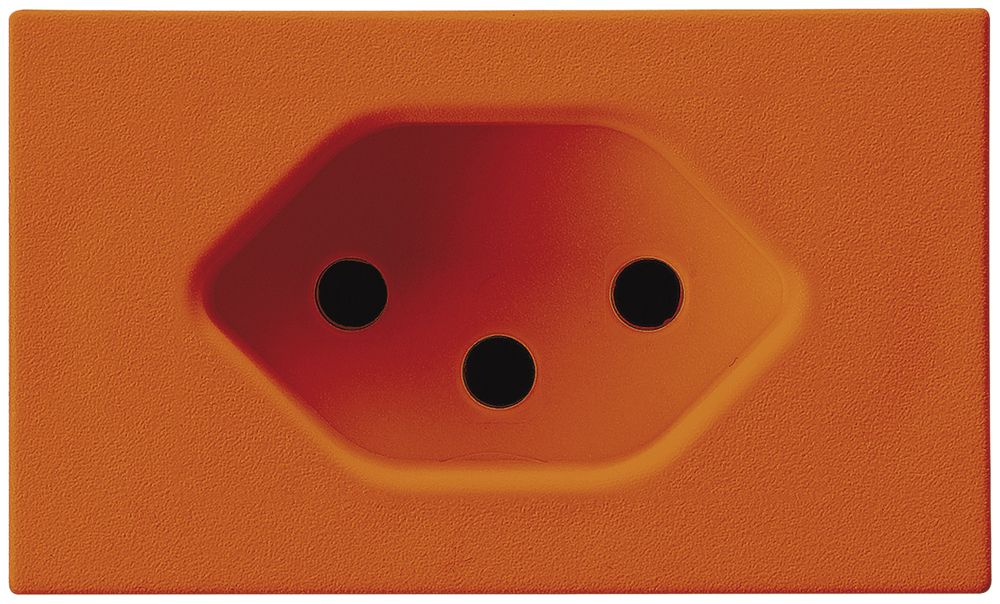 Frontteil Hager 1×Typ 13 FLF orange