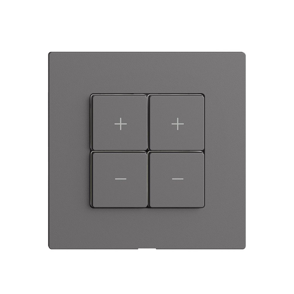 Bedienaufsatz zu Dimmer 2K/4T Edue Wiser dunkelgrau