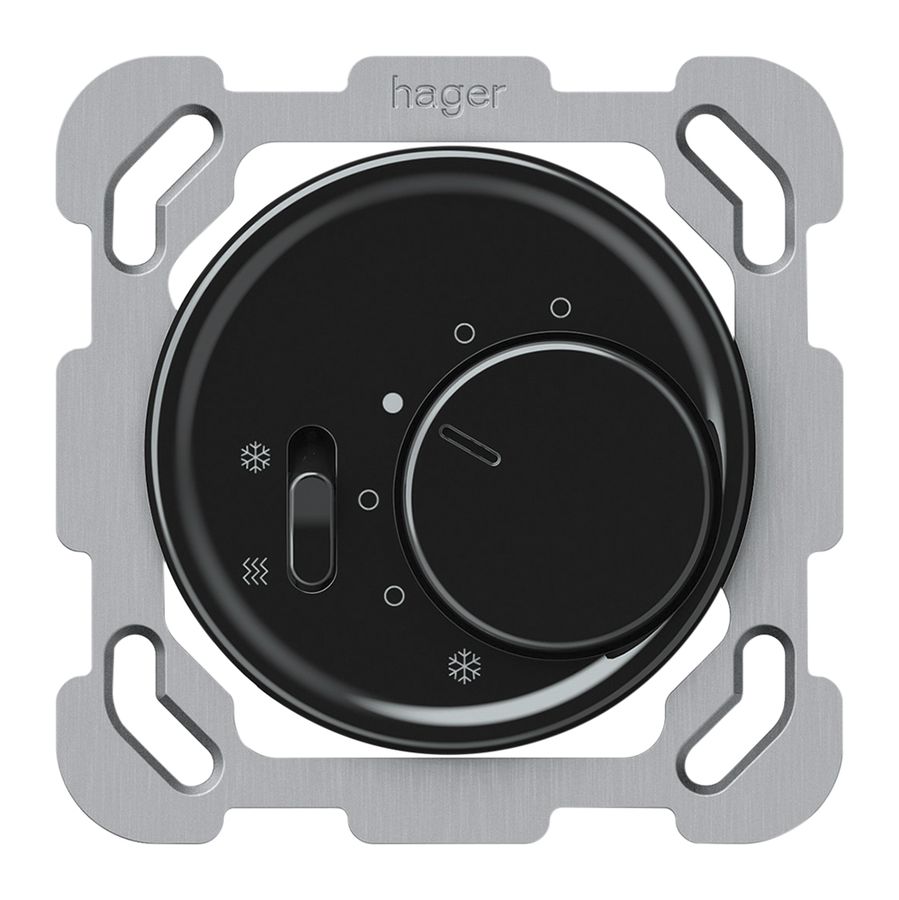 UP-Raumthermostat origin Heiz-/Kühlschalter 230VAC 5…30°C 10A schwarz