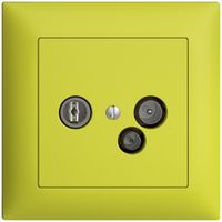 UP-Antennendose TV-R-Daten DD11 5…65MHz EDIZIOdue lemon