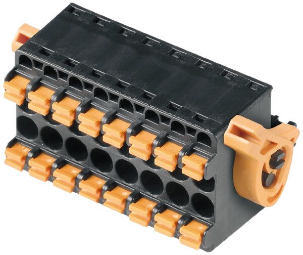 Buchsenstecker Weidmüller BLC Löseriegel 5.08mm 8L verzinnt schwarz