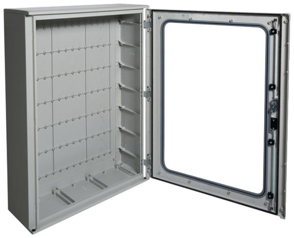 Coffret mural Hager Orion.Plus a.porte 259 mod.7 rangs 37UM 850×1150×300mm gr